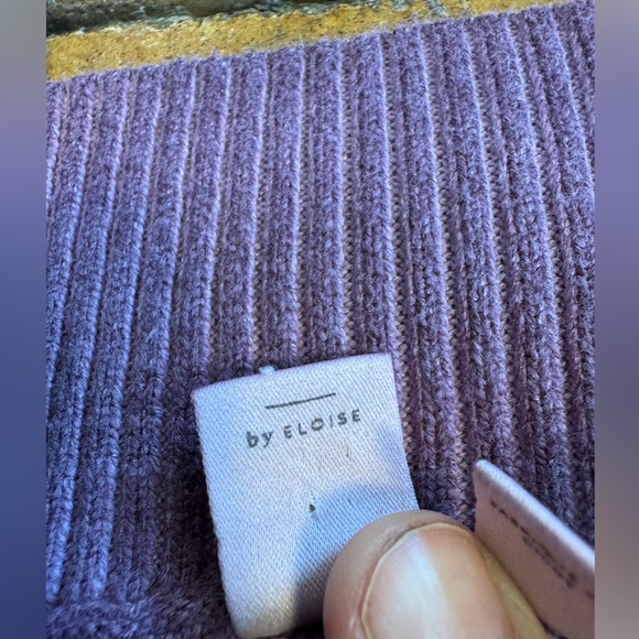 Anthropologie E by Eloise silk and sweater babydoll tank dress in mauve medium - Picture 10 of 11